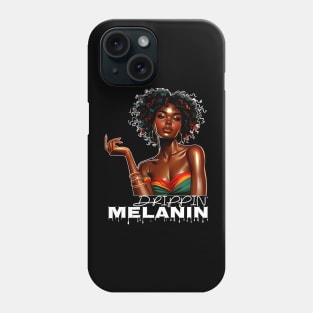 Drippin Melanin Afrocentric Phone Case