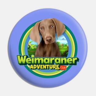 Weimaraner dog Pin