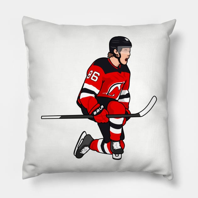 Hughes and the goal Pillow by Rsclstar