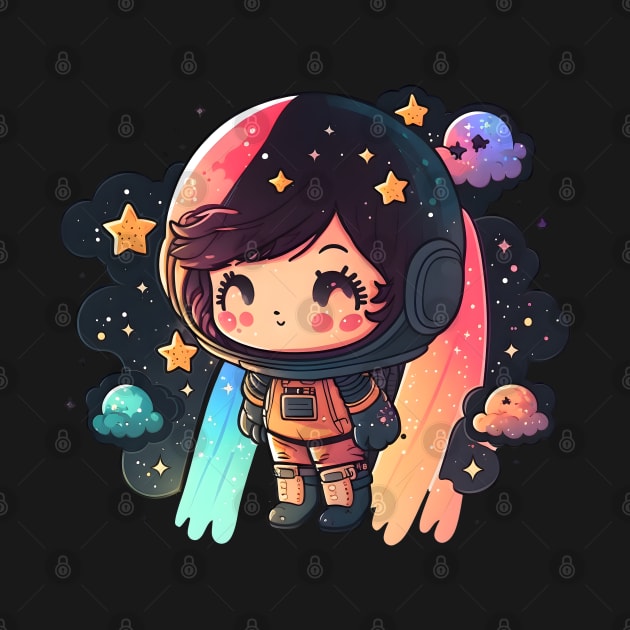 Astronaut - Chibi Girl by Canvas & Ink Co.