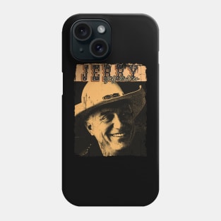 Art Drawing _ Jerry Jeff Walker vintage Phone Case