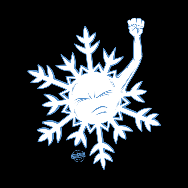 Snowflakes by davemyersillustration