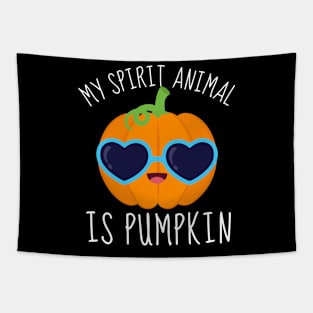 My Spirit Animal Is Pumpkin Funny Tapestry