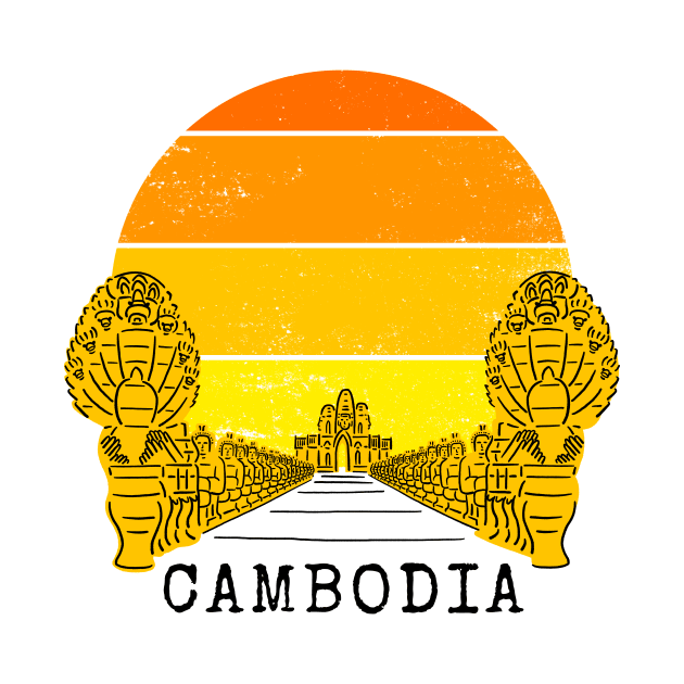 Angkor Thom Majesty: Cambodia's Ancient Wonder - Yellow Edition by CuteBotss