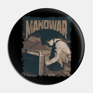 Manowar Vintage Radio Pin