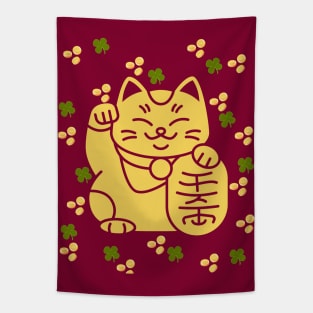 Maneki neko - Lucky cat Tapestry