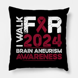 Brain Aneurism Awareness Walk 2024 Pillow