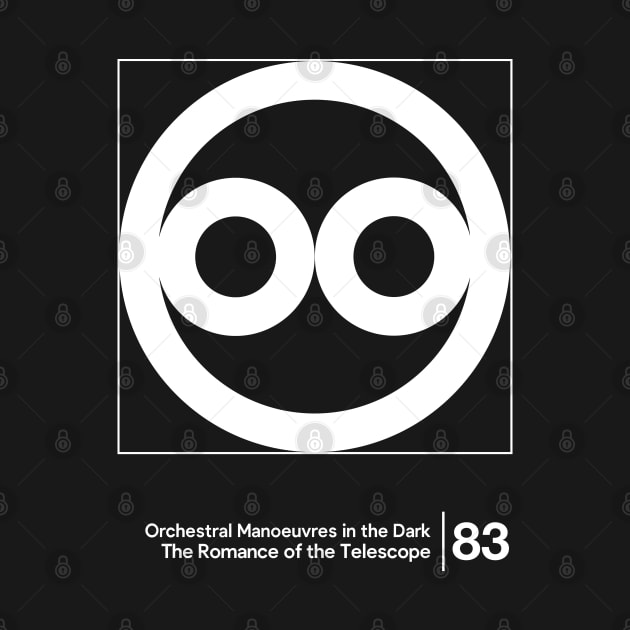 The Romance of the Telescope / Minimal Style Graphic Artwork by saudade