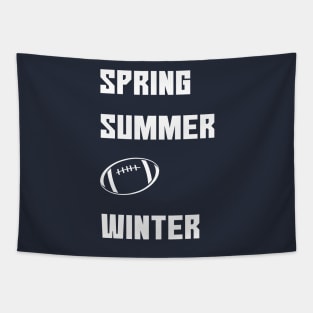 Football Fan Seasons Funny Shirt Tapestry