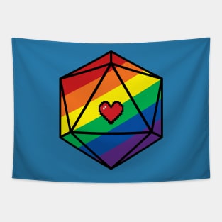 rainbow dice Tapestry