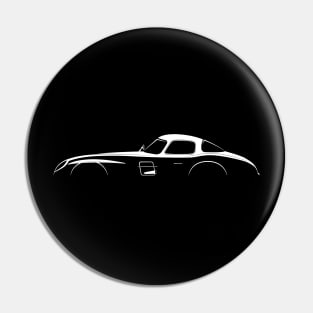 Mercedes-Benz 300 SLR Uhlenhaut Coupe (W196) Silhouette Pin