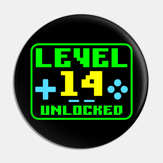 Level 14 Unlocked Pin by colorsplash