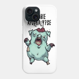 the zombie aPORKalypse Phone Case