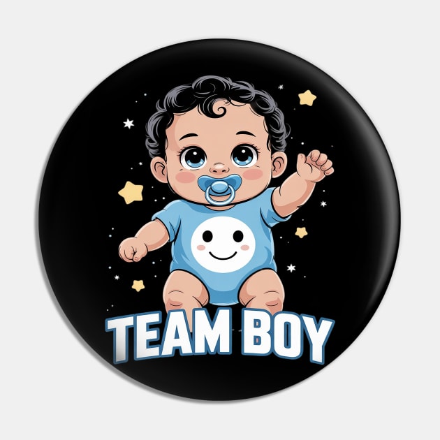 Gender Reveal Set - 60 Bunte Buttons & Sticker Für Die Baby-Party (Blau & Rosa)