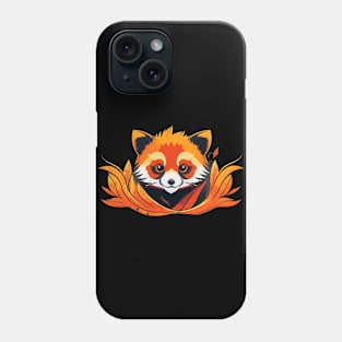 FloraPaw: The Red Panda Oasis Phone Case