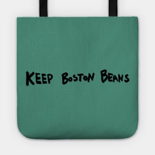 Keep Boston Beans (black marker) Tote