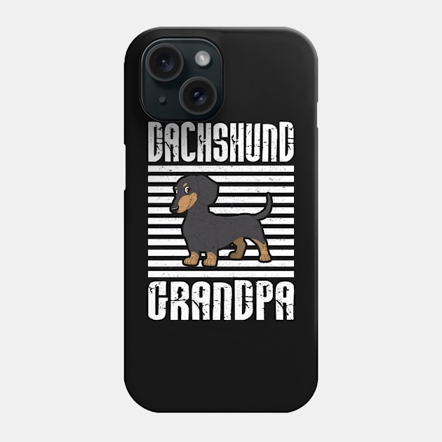 Dachshund Grandpa Proud Dogs Phone Case by aaltadel