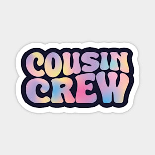 Rainbow Cousin Crew Magnet