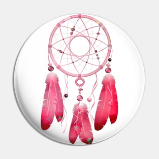 Pink Dream Catcher Pin