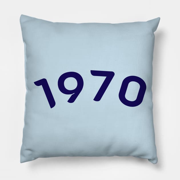 1970 Pillow by Mint Tees