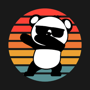 Panda dabbing vintage T-Shirt