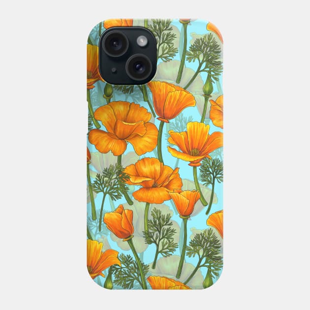 California poppies 4 Phone Case by katerinamk