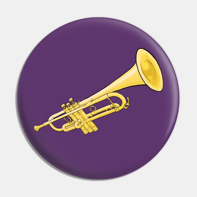 Trumpet Pin by ElectronicCloud