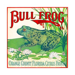 Bull Frog Brand Crate Label T-Shirt