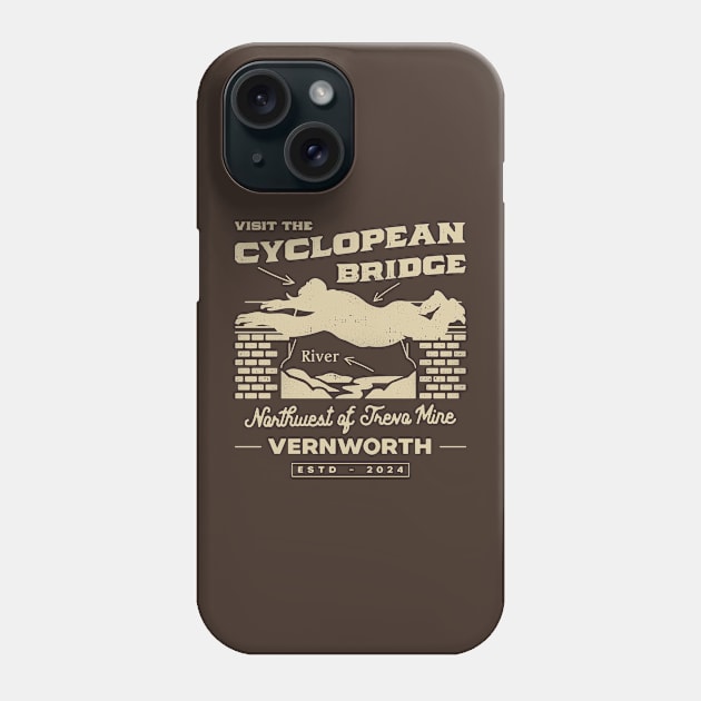 Cyclopean Bridge Emblem Phone Case by Lagelantee