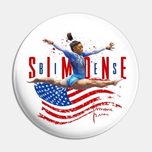 Simone Biles USA Pin