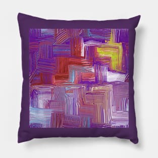 Purple Woven Pillow