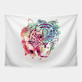 Glowing Tiger Tapestry