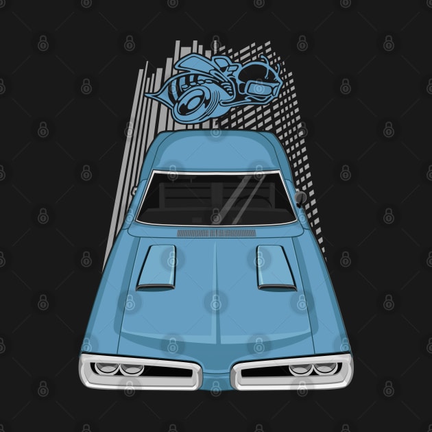 Dodge Coronet Super Bee 1970 - blue by V8social