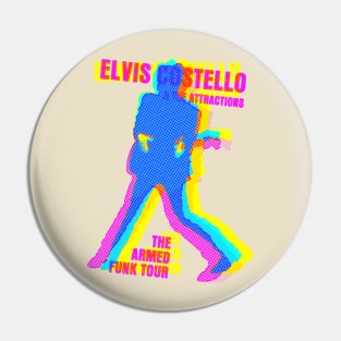 elvis costello cmyk offset graphic Pin