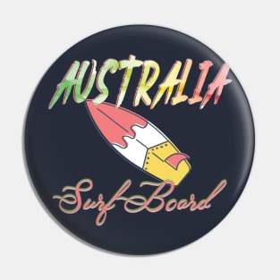 Australia surf board Pin