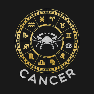 Cancer Zodiac Circle T-Shirt