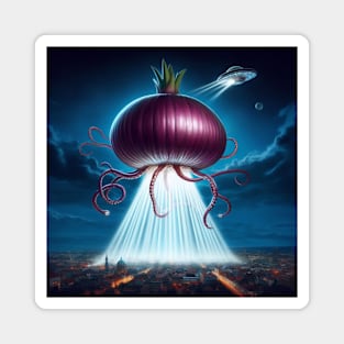 Killer onion from outer space Magnet