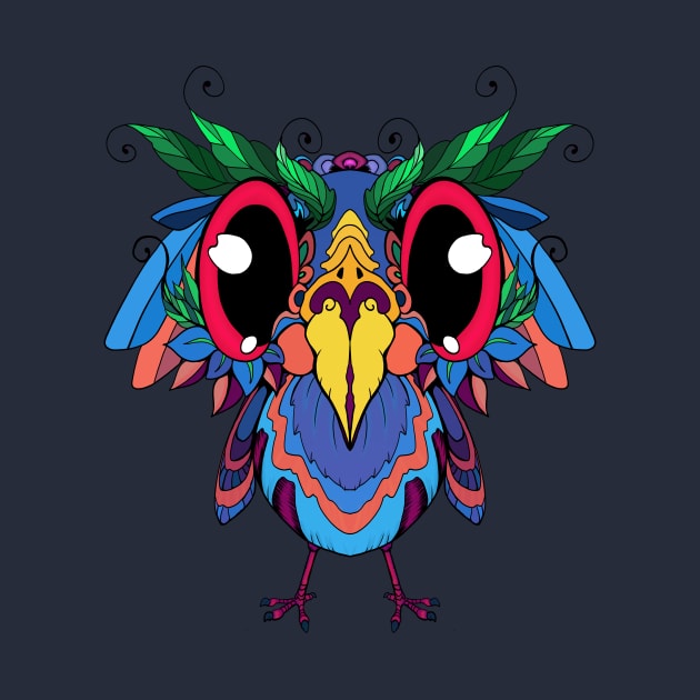 Silly Big Eyed Bird by Persnickety Dirigible