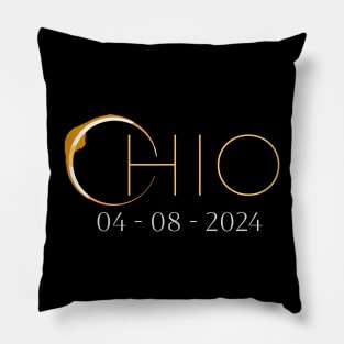 Solar Eclipse 2024 State Ohio Total Solar Eclipse Pillow