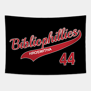 Bibliophillies (Hroswitha) Baseball Team Tapestry