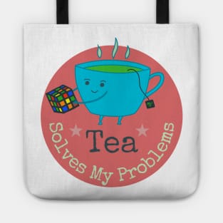 Tea Solves My Problems - cute whimsical design for tea lovers Tote