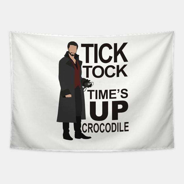 Captain Hook - Tick Tock Tapestry by eevylynn