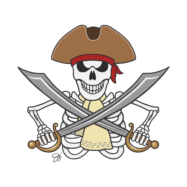 Skeleton Pirate by artbydesign