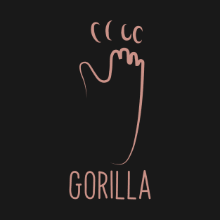 Gorilla Affe Tier T-Shirt