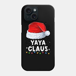 Yaya Claus Christmas Santa Family Matching Pajama Phone Case