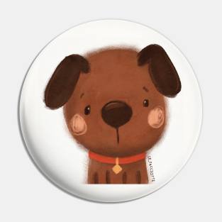 Cute dog Pin