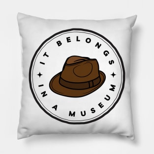 It Belongs in a Museum - Indy Pillow