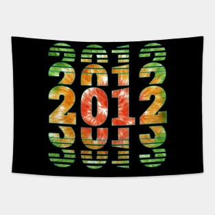 Tie Dye 2012 Birthday Tapestry