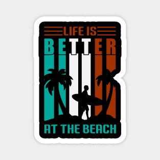 Beach T - Shirt Design Magnet