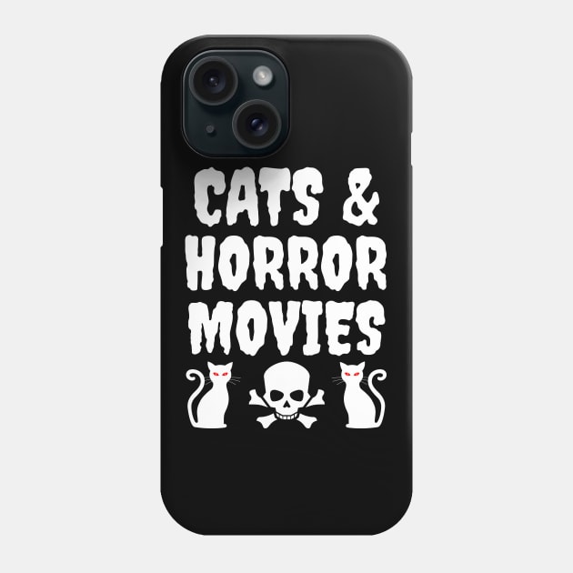 Cats and horror movies Phone Case by LunaMay